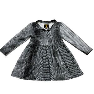 Romey Loves Lulu Snake Print Long Sleeve Dress